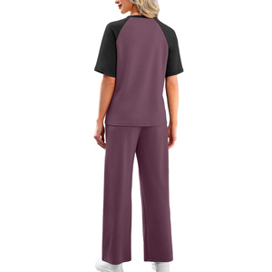 Lounge Wear Summer <b>Set</b> Women's Breathable Quick Dry Solid Color Women's <b>Sets</b> Outdoor Wear Outing To Use Lounge Wear Summer <b>Set</b> - Product Image 2