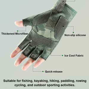 Gants de pêche sur mesure, gants de pêche ajustés sur mesure, service OEM, marque privée, production en gros pour le marché mondial - Product Image 5