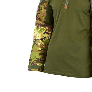 Chemise tactique pour homme à manches longues, prix d'usine, logo personnalisé, haute qualité, séchage rapide, polyester et coton. - Product Image 2