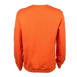 Sweat-shirt à col rond en molleton de haute qualité personnalisé avec poche sur la manche, style streetwear décontracté - Product Image 2
