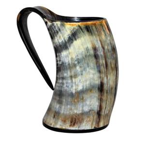 Rustic Buffalo Horn <b>Mug</b> Handcrafted Unique Design Natural Polished Surface Durable Material Dining Table Decoration Item - Product Image 5