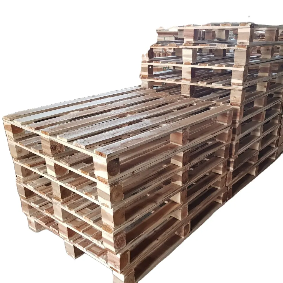 PALLET in legno/STRINGER PALLET in legno di pino vietnamita/legno di ACACIA per il trasporto, uso logistico
