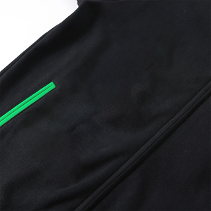 Chaqueta Varsity de Lana Negra Alpha, Resistente al Viento, con Parches de Chenilla, para Hermandades Griegas, Fraternidades, Universidad, Béisbol - Product Image 5