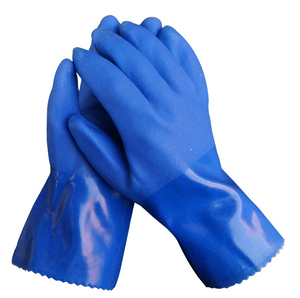Guantes Recubiertos de PVC con Agarre Texturizado en la Palma, Forro de Punto Flexible y Revestimiento Duradero para Manipulación Industrial y Tareas de Trabajo Generales - Product Image 1