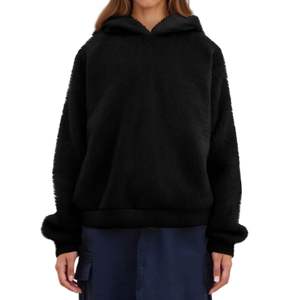 Vente en gros de sweat à capuche personnalisé pour femme, grande taille, automne, teint en pièce, style streetwear vintage, imprimé ours, coupe décontractée - Product Image 4