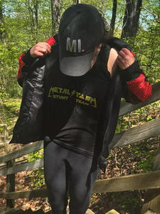 Blouson en cuir noir vieilli personnalisé pour homme, style motard, avec rayures rouges de course, vente en gros, vêtements de sport - Product Image 4