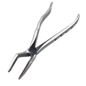 Ensemble de forceps d'extraction dentaire professionnels en acier inoxydable, kit d'instruments chirurgicaux pour l'extraction des dents supérieures et inférieures - Product Image 6
