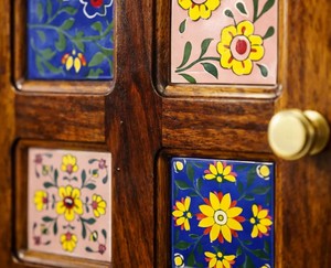 Modern Solid Wood Bedside <b>Table</b> with 1 Drawer & Open Shelf |Handcrafted Solid Wood Night Stand |Export Quality Indian Furniture - Product Image 4