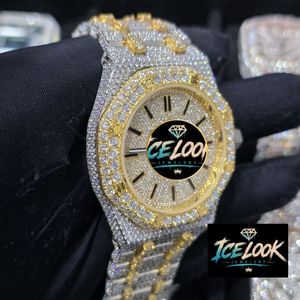 ICE LOOK นาฬิกาข้อมือสแตนเลสสตีลสุดหรูสำหรับผู้ชาย 42 มม. หน้าปัดสี่เหลี่ยมผืนผ้า อะนาล็อก ควอตซ์ เรืองแสง คริสตัลแซฟไฟร์ 20 มม. ตัวล็อคแบบพับได้ - Product Image 3