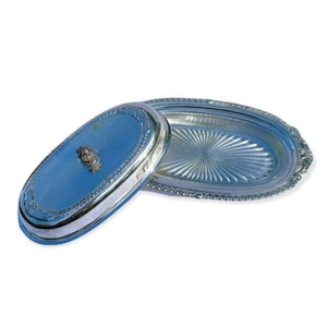 Attractive Designer Butter and Cheese Serving Dish Tabletop Home Hotel and Restaurant Butter Curd Server Platers in Best Price - Product Image 1