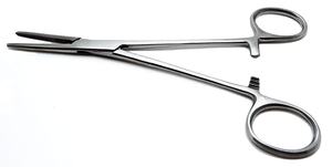 Nuevas Pinzas Hemostáticas Rectas de 6.5 Pulgadas con Mango de Bloqueo, Instrumentos Quirúrgicos Curvos de Acero Inoxidable Quirúrgico Alemán OEM por KKZ - Product Image 3