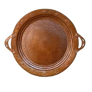 Bandeja Rectangular de Cobre con Asa para Servir Comida en el Hogar y Restaurantes, y como Artículo Decorativo - Product Image 6