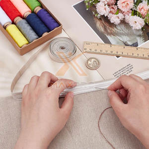 Tela Suave, Nuevo Estilo, Trenzas y Cordones de Hilo de Bullion, Trenzas y Cordones de Hilo de Bullion de Calidad - Product Image 4