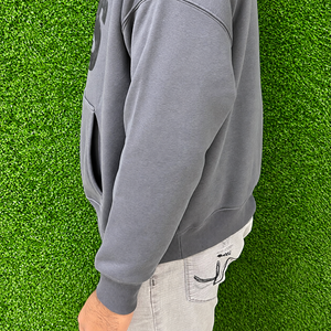 Sudadera con Capucha Gris para Hombre, Sudadera Informal con Estampado de Letras y Bolsillo Tipo Canguro, Corte Regular - Product Image 4