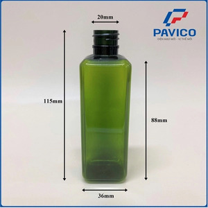ขวดพลาสติก PET เวียดนาม BC100 รับผลิตแบบ OEM / ODM ขวดพลาสติกสีตามสั่ง พิมพ์ลายด้วยความร้อน - Product Image 2