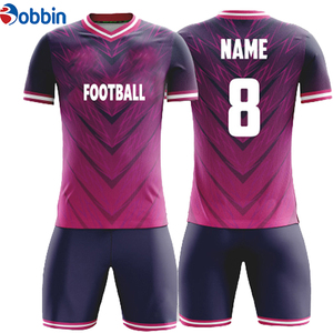 Uniformes de Fútbol Personalizados Unisex, Camisetas de Fútbol Transpirables de Secado Rápido con Cuello en V, Manga Corta, Sublimadas, Ropa Deportiva de Poliéster - Product Image 1
