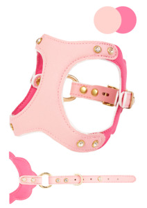<b>Dog</b> Harness, Basic Harness, <b>Dog</b> <b>Collar</b>, <b>Dog</b> Accessories, Koreanpetclothes, Kpet, <b>Dog</b> Wedding Clothes, Sustainable Harness - Product Image 2