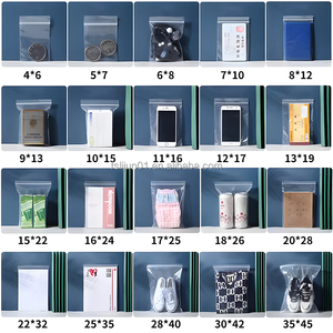 Bolsa de comida autosellable de PE de fábrica con cierre de cremallera, bolsas de plástico transparentes, segura, no tóxica, impermeable, a prueba de polvo, bolsa de sellado personalizada - Product Image 3