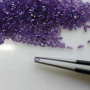 Ametista Africana Natural, Corte Marquesa de 3x1.5MM, Gemas Sueltas de la Mejor Calidad para Joyería - Product Image 4