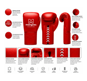 Guantes de Boxeo Unisex Ajustables con Cordones Personalizados, de Cuero Genuino, para Entrenamiento, Sparring y Combate, Calidad Profesional de Fábrica OEM ODM - Product Image 6