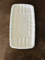 Barquette en Fibres Végétales Compostables 10x6 Pouces – Emballage Durable pour Hôtels et Restaurants, Barquettes Alimentaires Fraîches, Fournitures de Restauration
