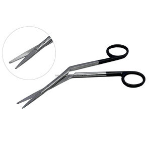 Tijeras Heymann para Cirugía Nasal ENT, Manuales, de Carburo de Tungsteno, Super Corte Delicado, Puntas Cerradas Dentadas, Reutilizables, de Acero Inoxidable Alemán - Product Image 1