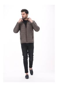 Veste matelassée personnalisée pour homme, de haute qualité, à fermeture éclair, col montant, pour l'hiver et les activités de plein air - Product Image 5