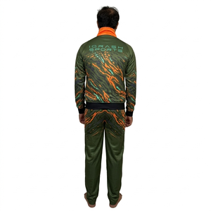 Top Selling Breathable Sublimation Autumn <b>Track</b> <b>Suits</b> Plus Size Low MOQ High Quality OEM Manufacturer Fleece Tracksuit - Product Image 2