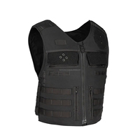 Chaleco Táctico Negro AirSoft al por Mayor, Estilo Casual, Tela Oxford de Poliéster, Impermeable, Chaleco de Seguridad, para Gimnasio, Caza, Entrenamiento