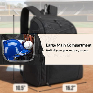 Nueva Colección de Equipamiento Deportivo para Equipos, Bolsa de Béisbol Espaciosa y Ligera con Costuras Resistentes y Diseño Moderno - Product Image 2