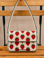 Sac à bandoulière de luxe professionnel fait main en perles de lianes de tomate, tendance, léger, robuste, écologique et brodé |   Sûr et portable