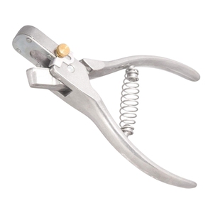 เครื่องมือทำเครื่องหมายหูสัตว์เลี้ยงแบบใช้ซ้ำได้ คุณภาพสูง ทำจากสแตนเลส รูปตัว U และ V สำหรับสุนัข  สามารถปรับแต่งสีและขนาดได้ - Product Image 2