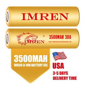 3500 मा साह 100% मूल inr18650 3.7v 3500mah रिचार्जेबल लिथियम आयन बैटरी 30a 10a निर्वहन 18650 35e के लिए डिस्चार्ज - Product Image 1