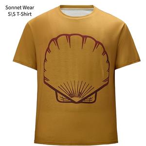 เสื้อยืดแขนสั้นพิมพ์ลายผ้าฝ้าย 100% สำหรับผู้ชาย - Product Image 2