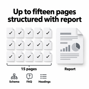 Optimisation des contenus pour les moteurs de recherche (AEO) : Markup de schéma pour sites web de petites entreprises jusqu'à 15 pages, FAQ et structure d'entreprise, compatible IA - Product Image 6
