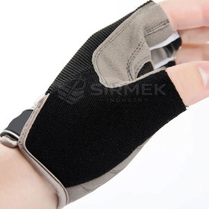 Gants de cyclisme professionnels mi-doigts avec paume rembourrée, respirants, pour le vélo, l'entraînement en extérieur et le fitness - Product Image 6
