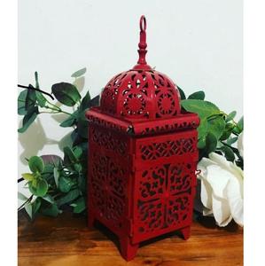 Farol Metálico Tradicional de Alta Gama con Asa, Ecológico, Duradero, Diseño Moderno, Iluminación Decorativa para el Hogar, Decoración Perfecta para Mesa - Product Image 1