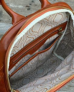 Leather <b>Backpack</b> Handmade Bag Rucksack Women's for Women Vintage Casual Daypack <b>College</b> LBK-0007 - Product Image 6