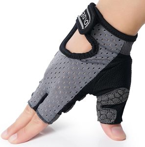 Breathable Workout <b>Gloves</b>, Full Palm Protection Grip Exercise <b>Gloves</b> for Men and Women Weightlifting Yoga Fitness Gym - Product Image 4