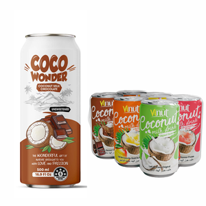 Etiqueta privada Leche de coco Bebida con sabor Variedad VINUT Fábrica ISO BRC KOSHER HALAL FSSC Certificado Muestra gratis - Product Image 1