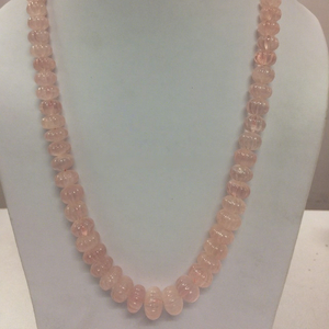 5mm 10mm Natural Rose Quartz Pink Pumpkin Melon Shape Carving Gemstone Beads Necklace Semi Precious Stone Jewelry Alibaba Trend - Product Image 3