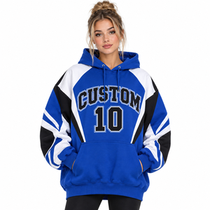 <b>women</b> oversized <b>blue</b> custom <b>hoodie</b> pullover streetwear sweatshirt sublimation casual top custom 10 - Product Image 1