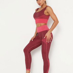 Wholesale Quick Dry Women Yoga Set For Sale High Waist Women Yoga Set Low Price Women Yoga Set - Product Image 3