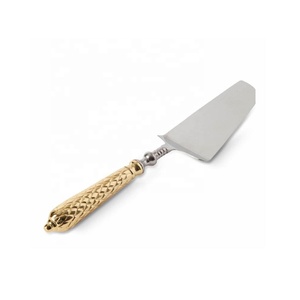 Serveur de tarte à gâteau en acier inoxydable avec poignée en forme de cuillère incurvée, spatule à pestry, outils pour la cuisson en Inde, nouvel arrivage - Product Image 5