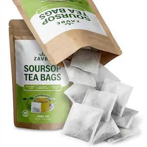 Premium Quality Soursop Leaf Tea Bags Caffeine Free Herbal Tea Factory Direct Wholesale OEM ODM Manufacturer - Product Image 2