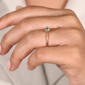 <span class=keywords><strong>Anello</strong></span> con Diamante Coltivato in Laboratorio da 0,50 <span class=keywords><strong>Carati</strong></span>, Taglio Rotondo, Oro Giallo 14K, <span class=keywords><strong>Anello</strong></span> di Fidanzamento e Matrimonio per Donne, Certificato IGI - Product Image 1