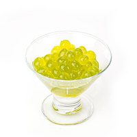 Billes de Boba éclatantes de Taïwan dans un sirop sucré, certifiées HACCP, conditionnées en bouteille pour les détaillants - BOBA PLANET