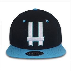 Casquettes de baseball ajustées à visière plate avec logo brodé 3D personnalisé de haute qualité, style hip-hop, en velours tropical et polaire à motif feuille - Product Image 1
