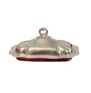 Vaisselle : Plat à beurre et à fromage en acier inoxydable pour un rangement pratique sur la table et dans la cuisine, fourni par l'Inde - Product Image 2