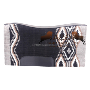 Sudadero de Contorno de Lana 34x36, Tejido a Mano, 100% Lana de Nueva Zelanda con Forro de Lana, Estilo Ecuestre Occidental para Competición y Entrenamiento - Product Image 5